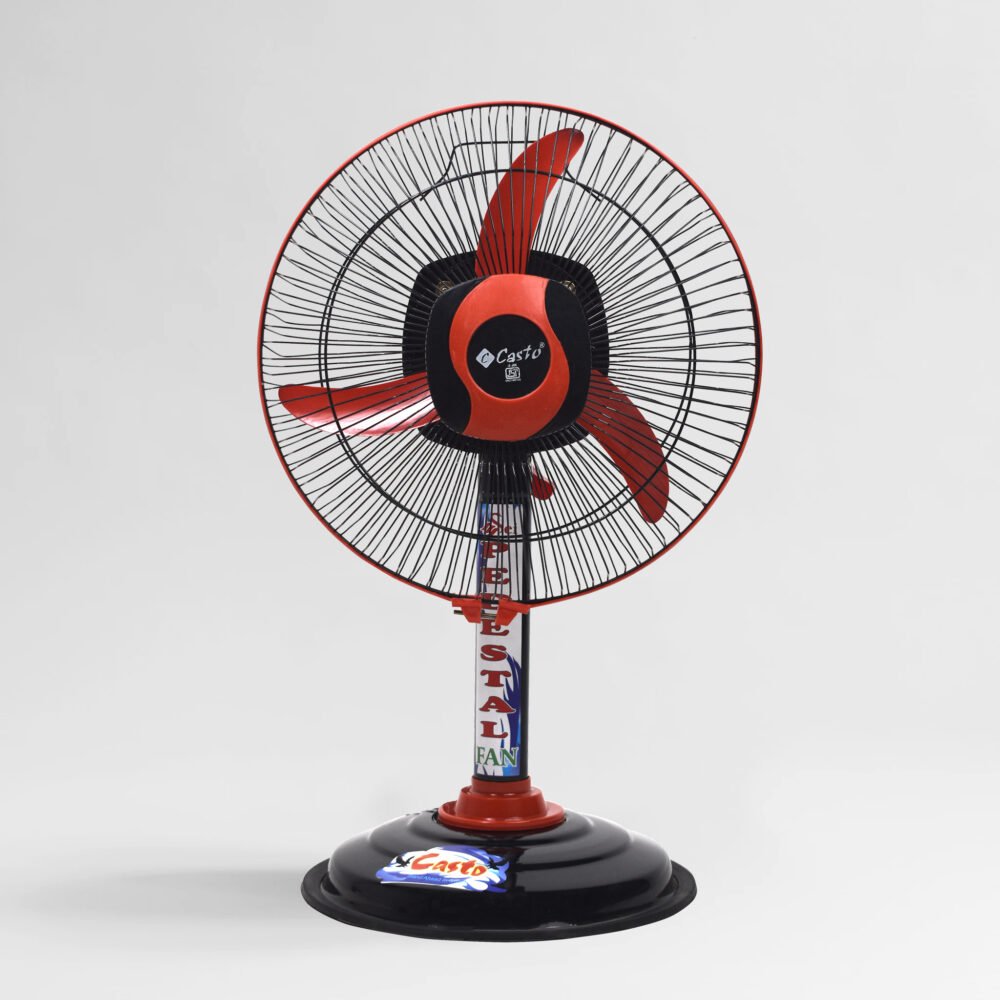 Red Pedestal Fan