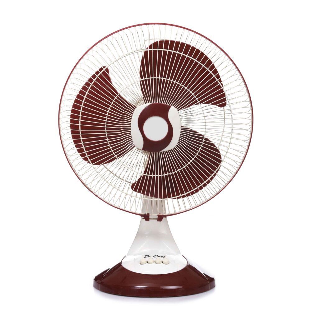 Table Fan Brown ( Size - 16")