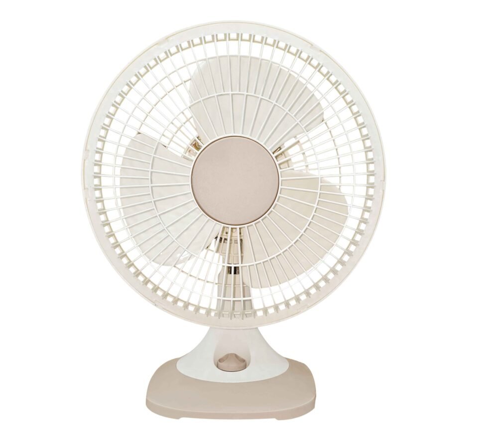Table Fan Orange (Size - 12")